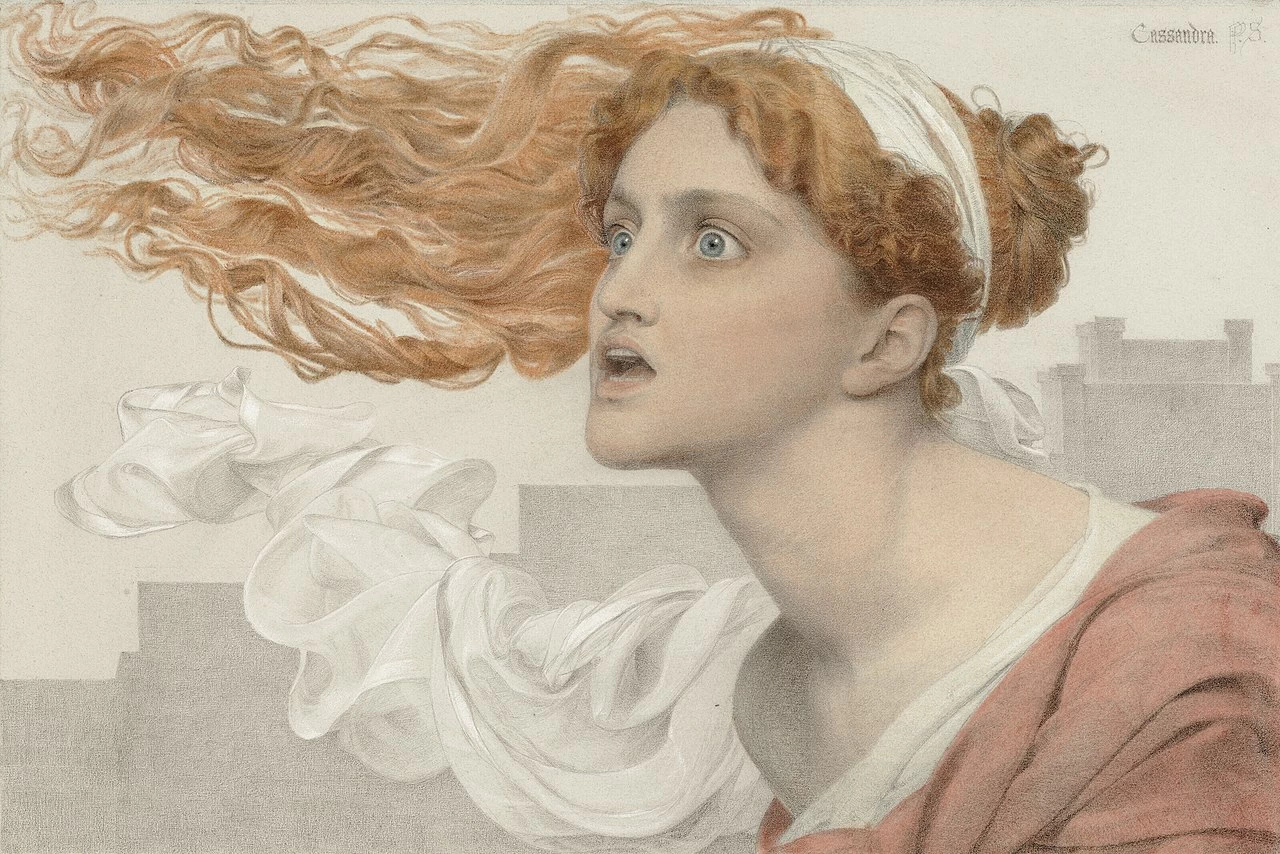 Frederick Sandys-10-Cassandra, 1885